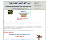 Desktop Screenshot of paramountmotel.com.au